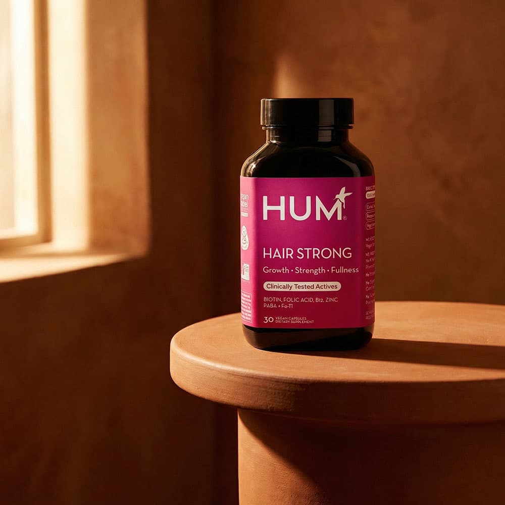 HUM Hair Strong Biotin & Zinc - 30 Vegan Capsules