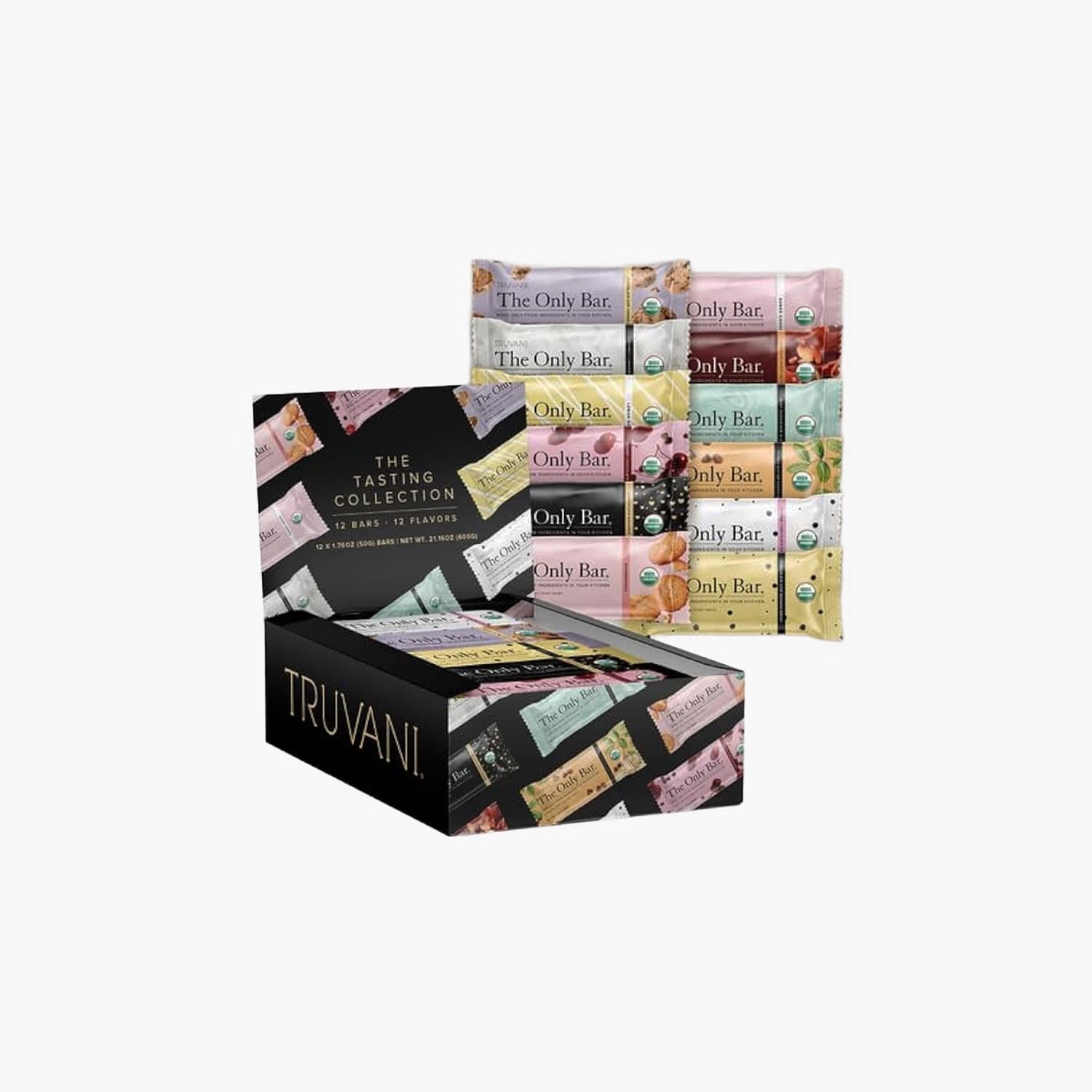 Truvani Organic Plant-Based Snack Bars - 12 Pack
