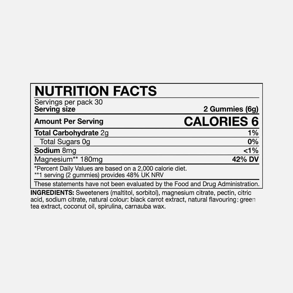 Magnesium Citrate 90mg - 60 Gummies (Wild Berry)