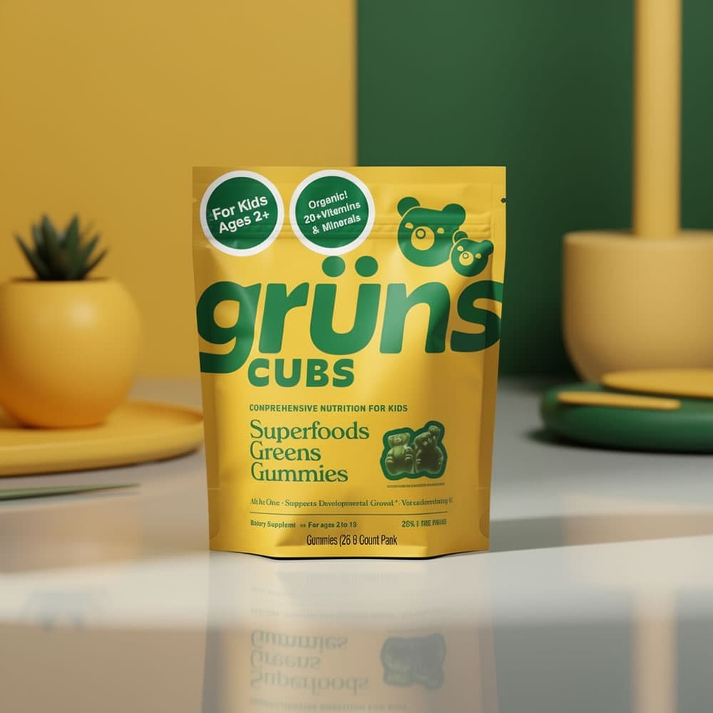 Kids Super Greens Multivitamin Gummies - 28 Day Supply