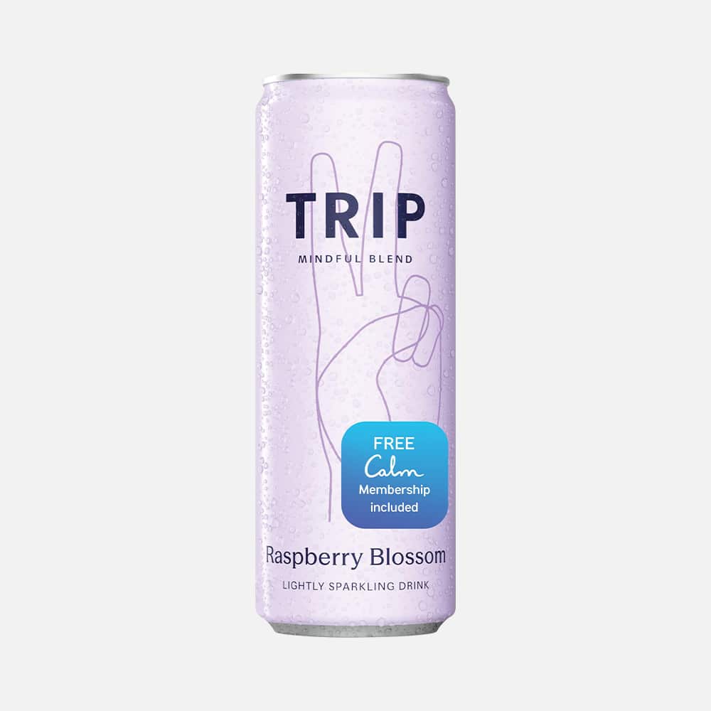 Mindful Blend Sparkling Adaptogen Drink – Raspberry Orange Blossom
