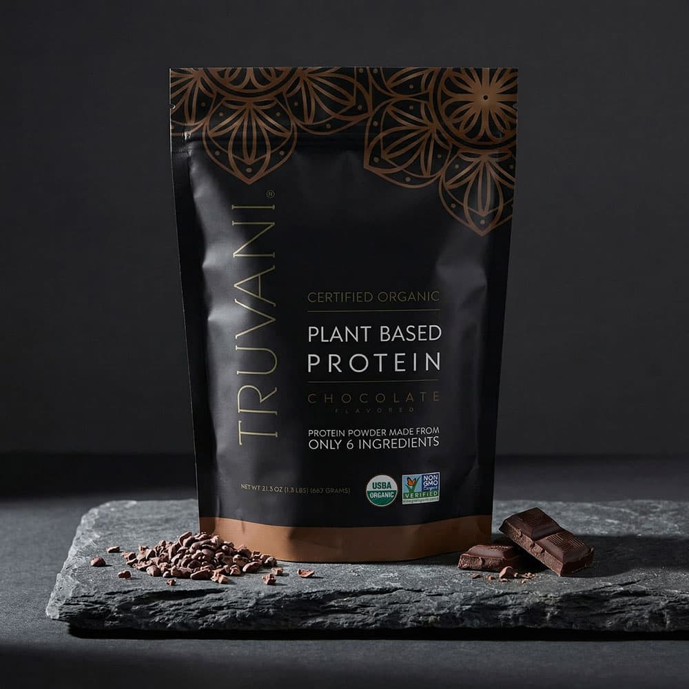 Organic Pea Protein 20g - 18 Servings Powder (Chocolate)