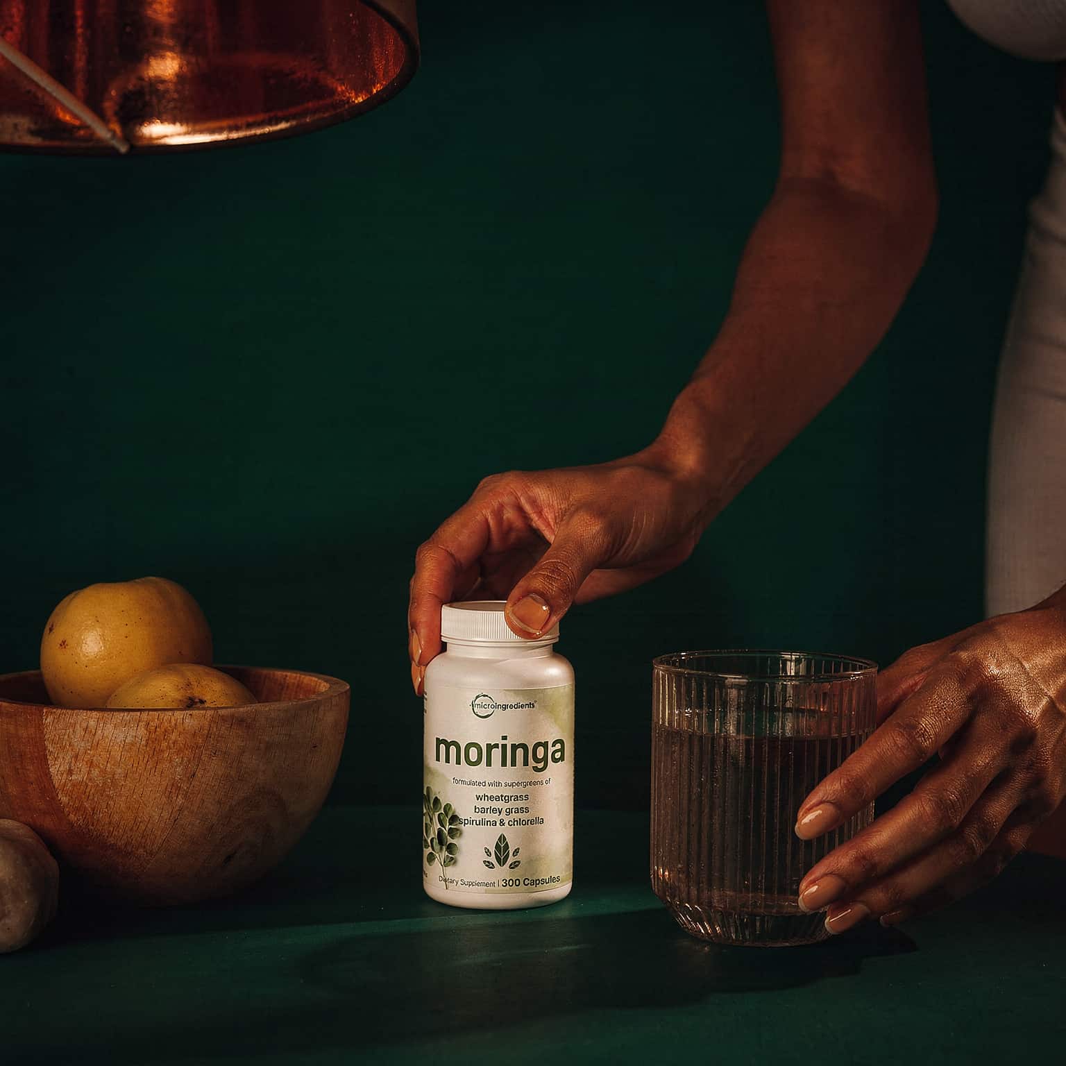 Moringa Oleifera with Supergreens 100mg - 300 Capsules