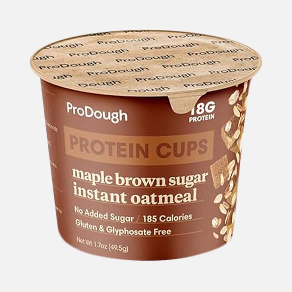 ProDough High Protein Oatmeal 18g - 12 Cups (Maple & Brown Sugar)