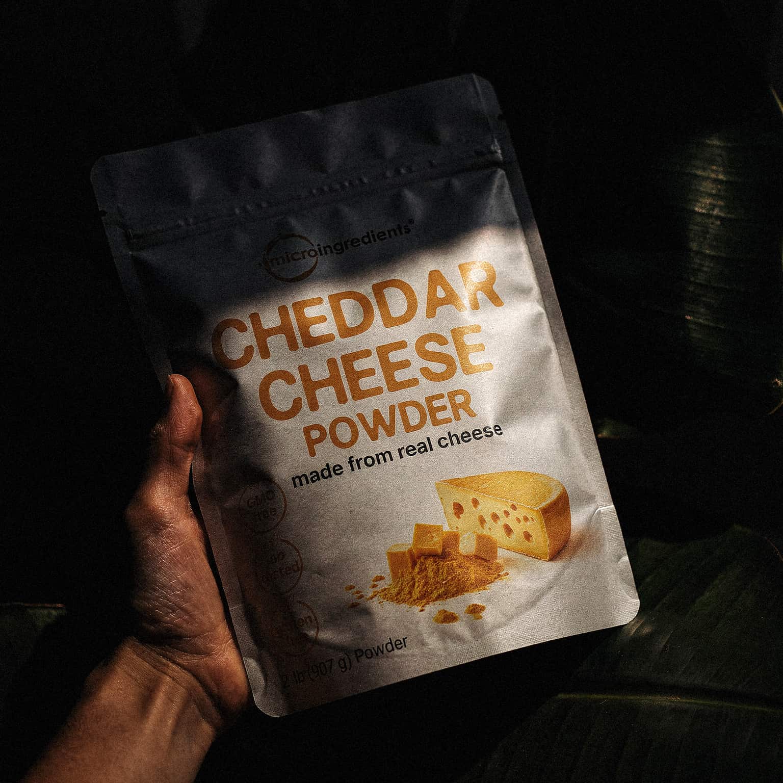 Cheddar Cheese Powder with Whey Protein - 2lb Powder