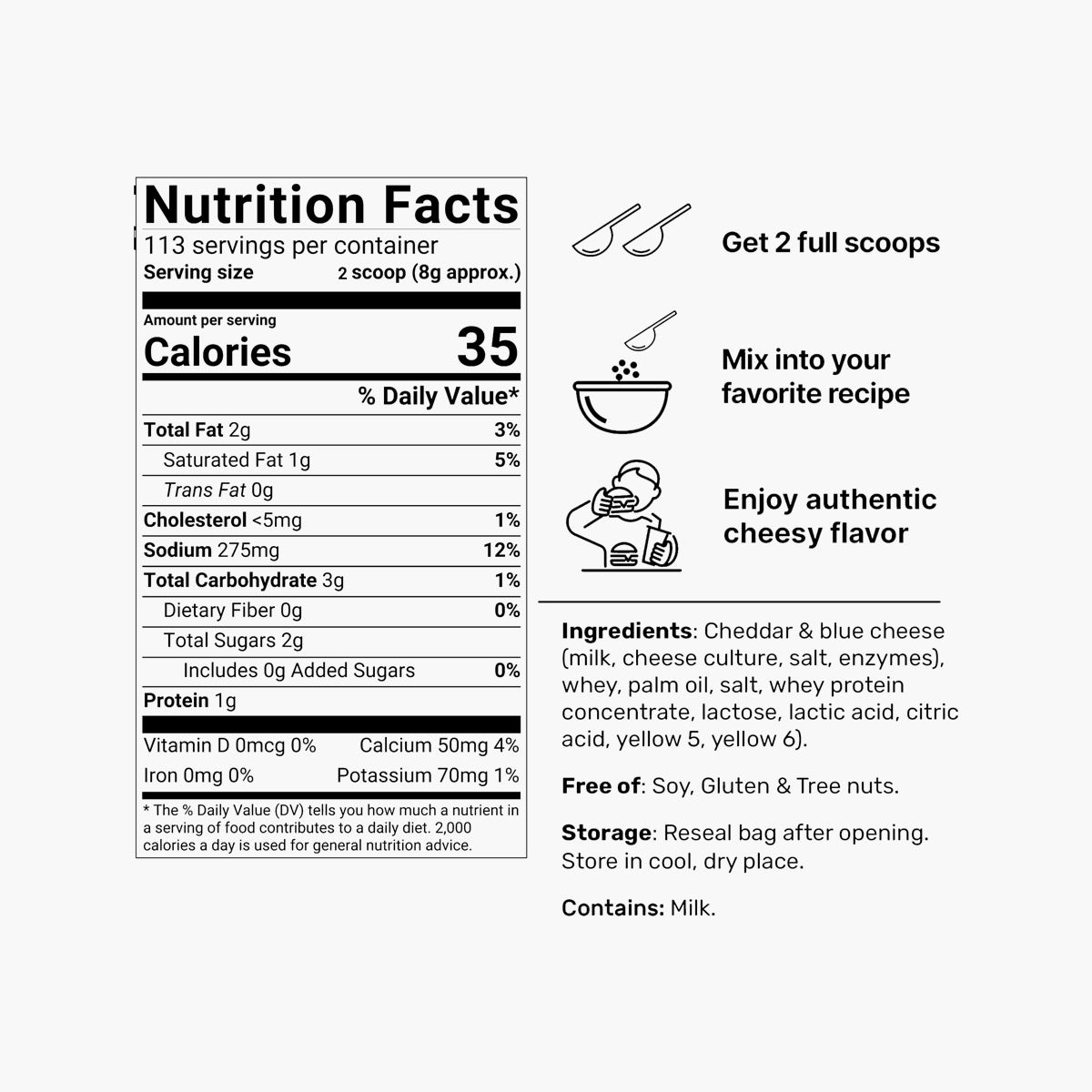 Cheddar Cheese Whey Protein