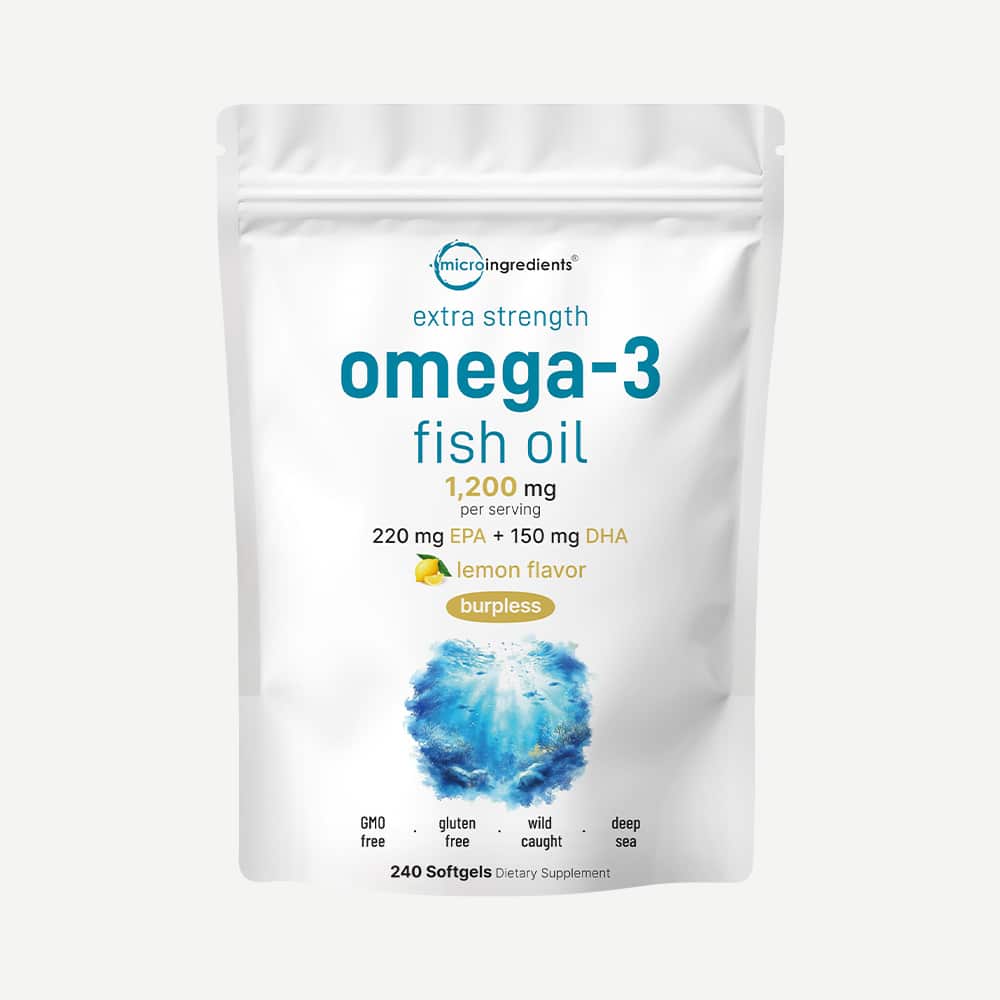 Omega-3 Fish Oil Lemon 1200mg