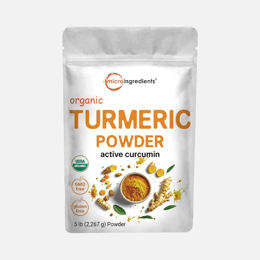 Organic Turmeric Powder 5lb - Curcumin-Rich Supplement