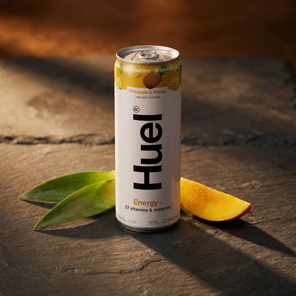 Huel Energy+ 200mg Caffeine - 12 Cans (Drink)