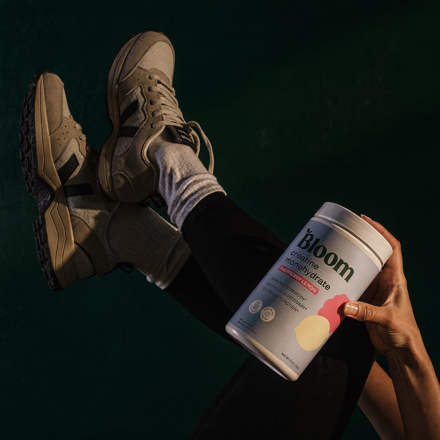 Creatine Monohydrate 5g - 40 Servings Powder (Raspberry Lemon)