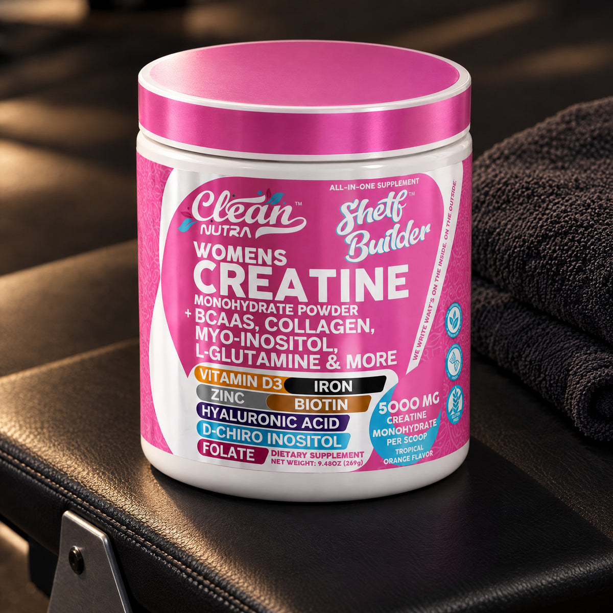 Clean Nutraceuticals - Creatine for Women - 30 Servings
