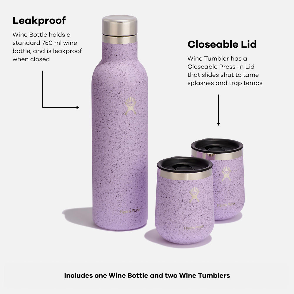 Hydro Flask Wine Bottle & Tumbler Set - 3 Piece