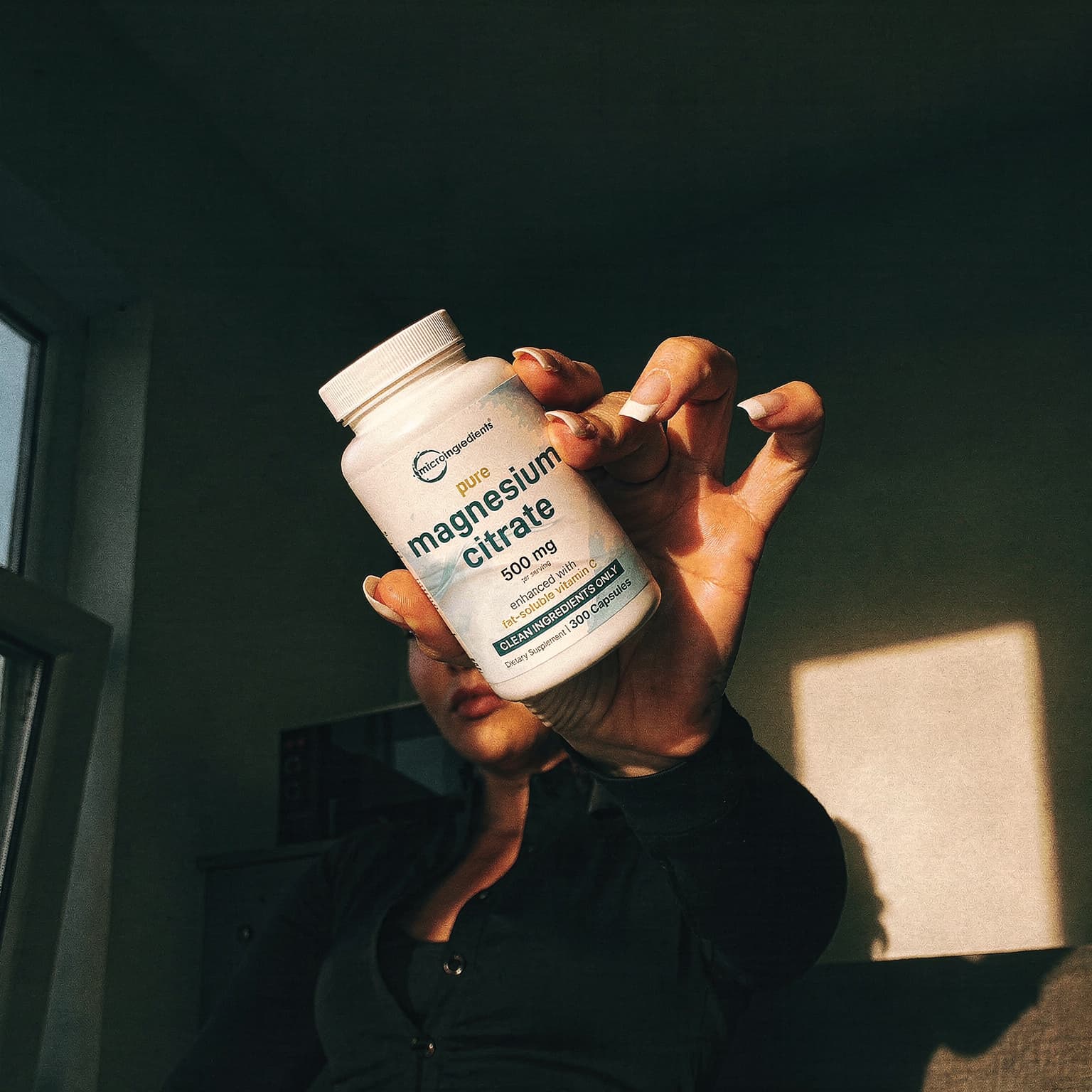 Magnesium Citrate 500mg with Vitamin C - 300 Capsules