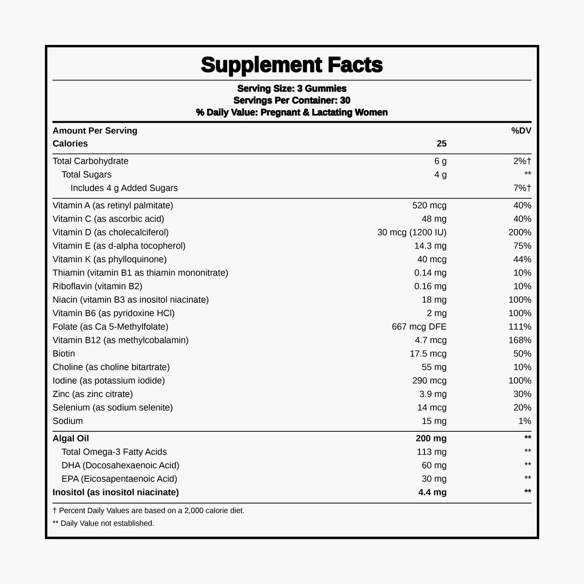 SmartyPants - Prenatal Multi & Omegas - Two Fruit Flavors - 90 Gummies