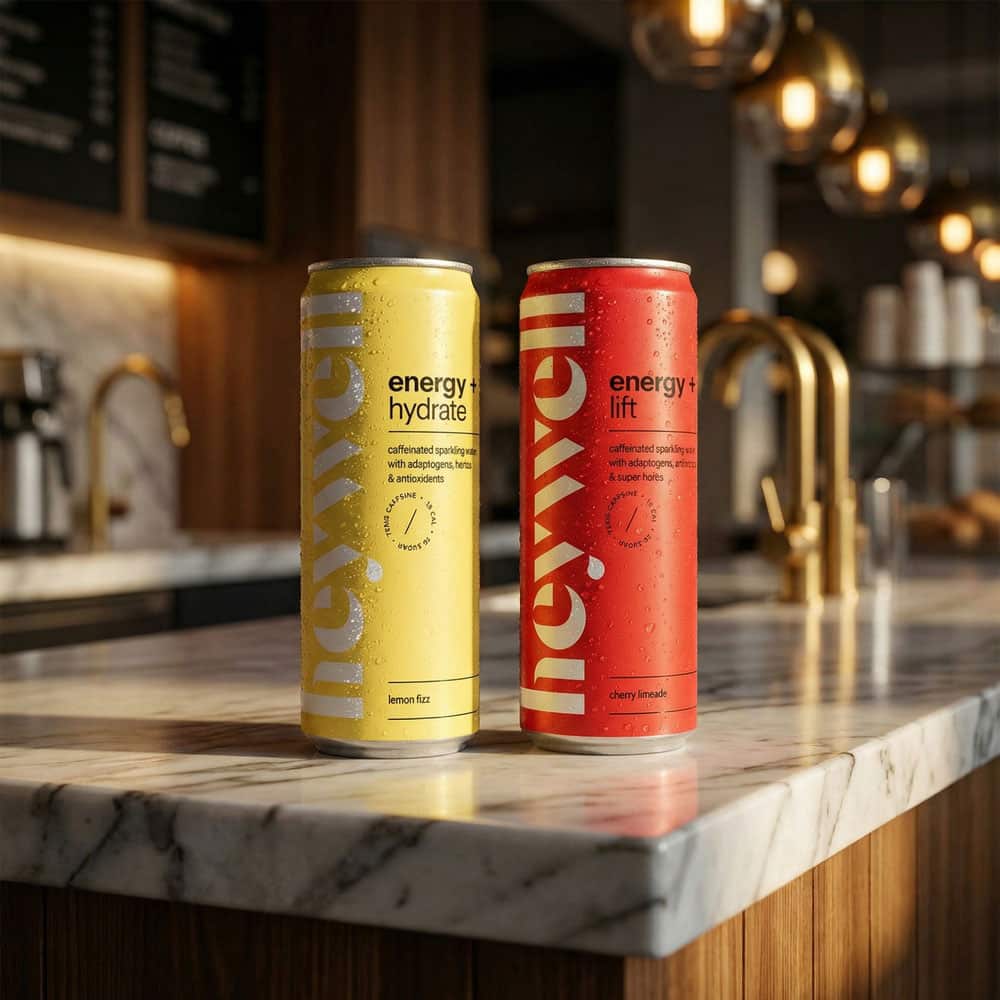 Sparkling Adaptogenic Water – Lemon Fizz & Cherry Limeade - 24 Cans