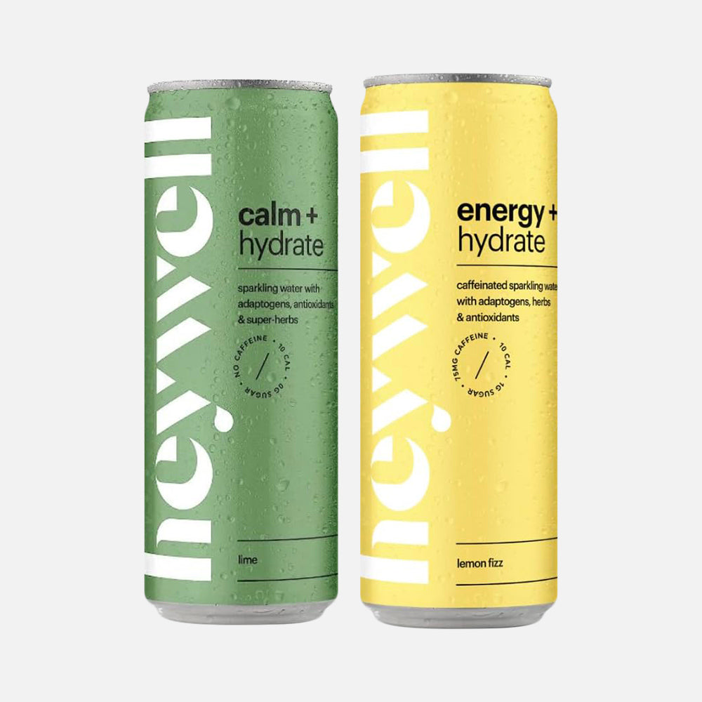 Sparkling Adaptogenic Water - 24 Cans (Lime, Lemon Fizz)