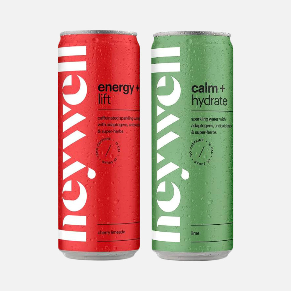 Heywell Sparkling Adaptogenic Water - 24 Cans