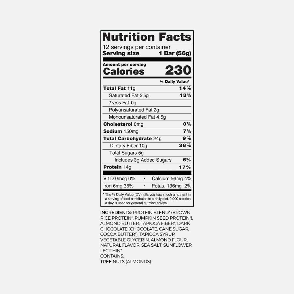 Organic Almond Butter Cup Protein 14g - 12 Bars
