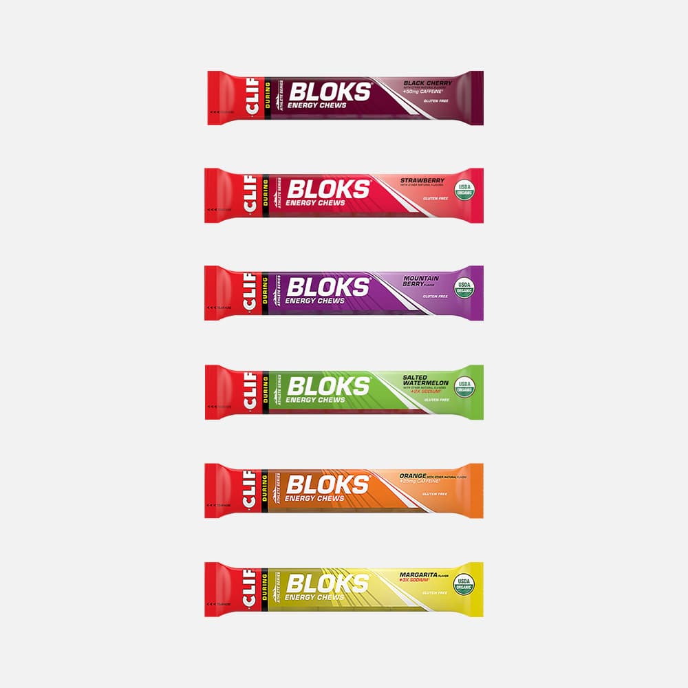 CLIF BLOKS Energy Chews - 12 Packets (Variety Pack)