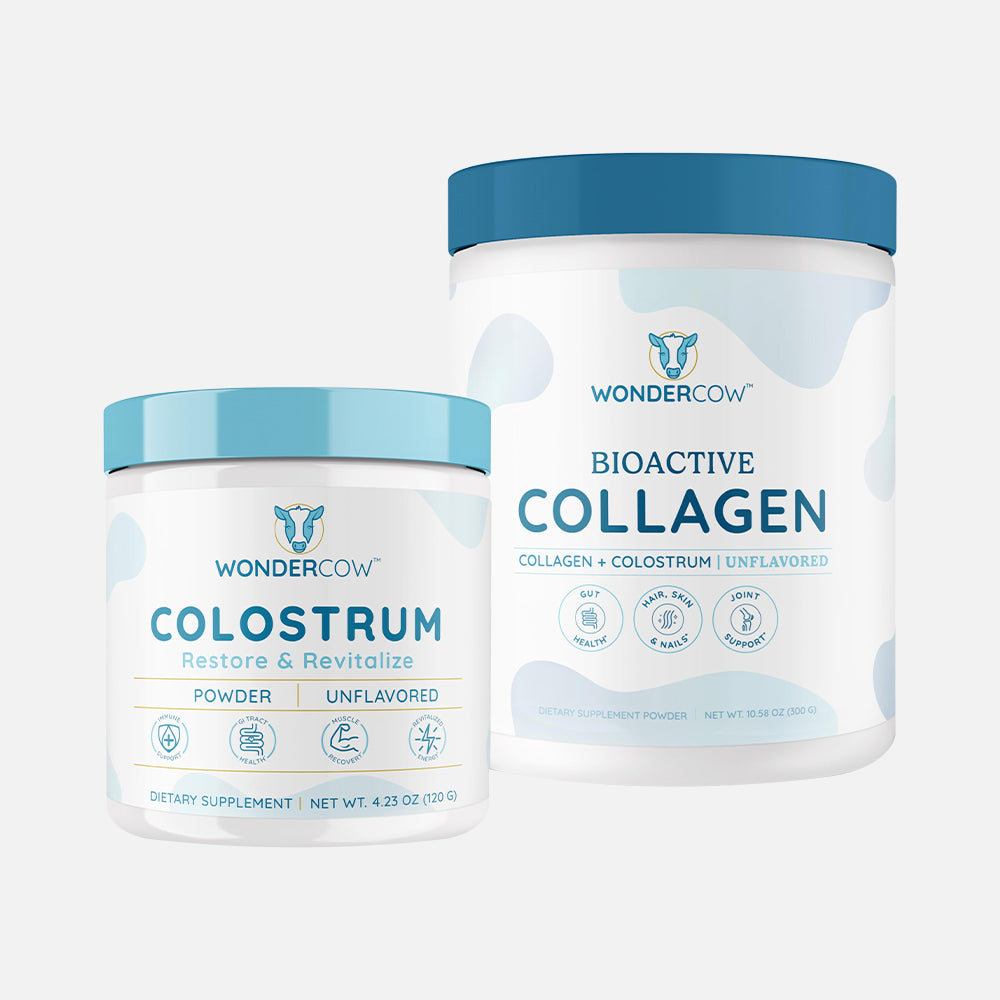 Whole Colostrum + Collagen Peptides Powder