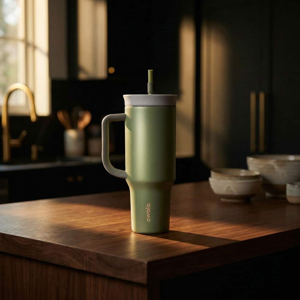 Owala Stainless Steel Tumbler 40oz - Green House