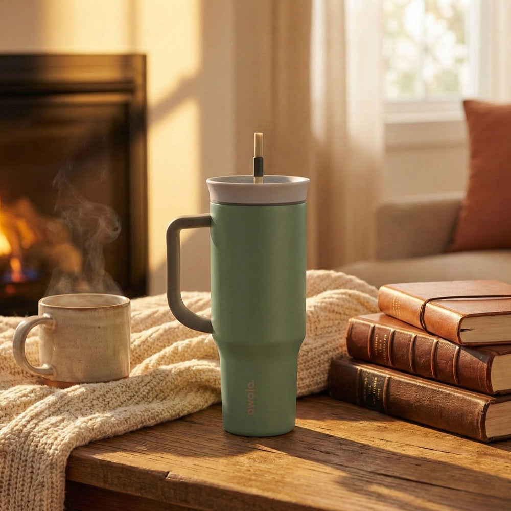 Owala Stainless Steel Tumbler 40oz - Green House