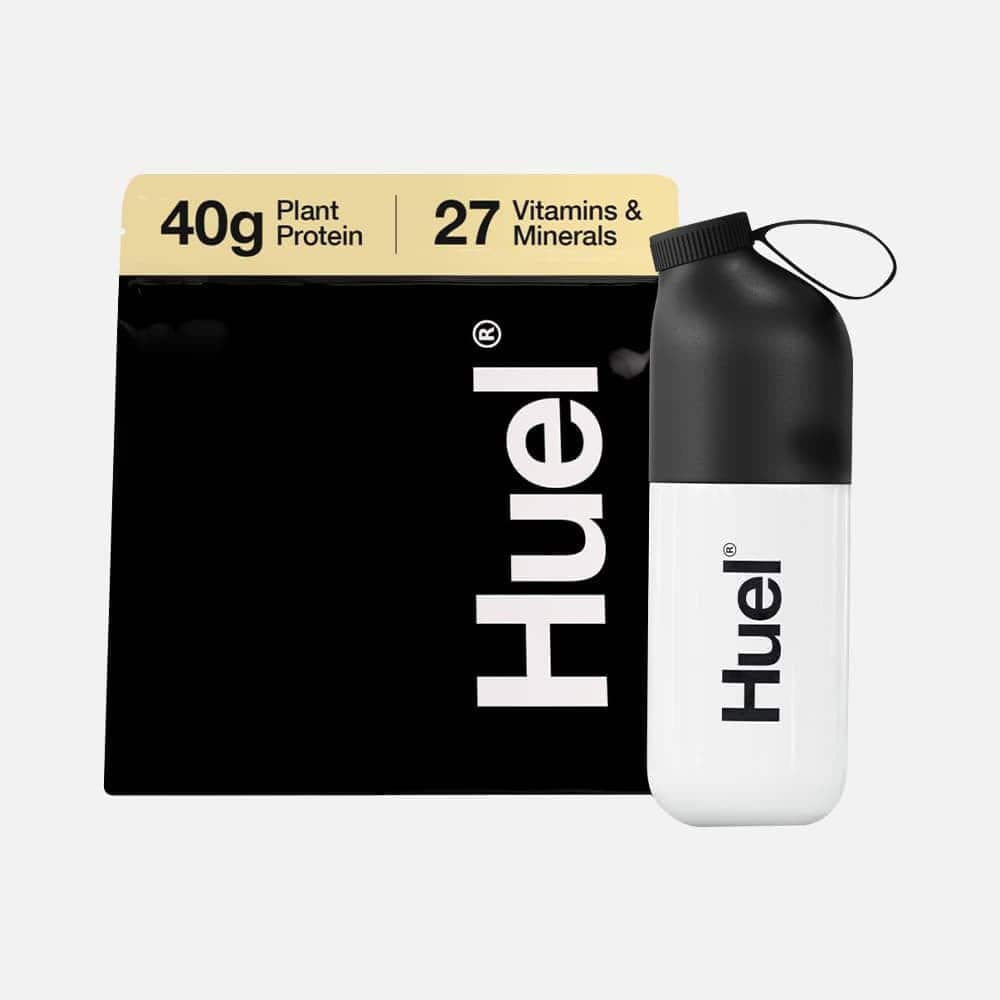 Huel Black Edition Vanilla 40g - Vegan Powder & Shaker