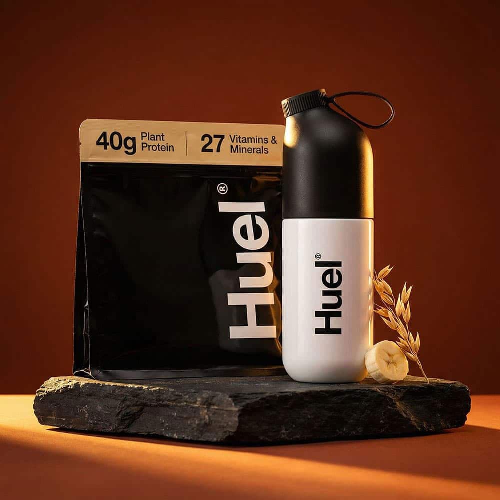 Huel Black Edition Vanilla 40g - Vegan Powder & Shaker