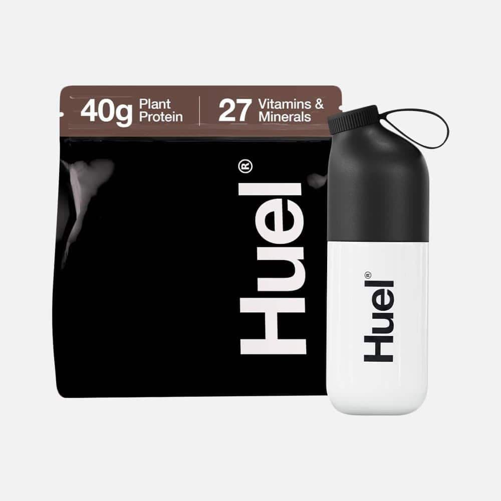 Huel Black Edition Chocolate 40g - Vegan Powder & Shaker