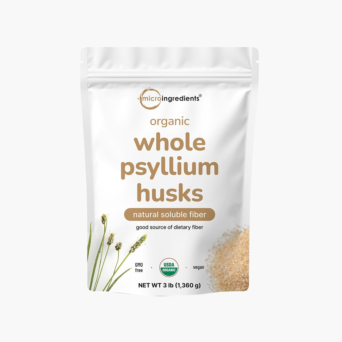 Organic Whole Psyllium Husks