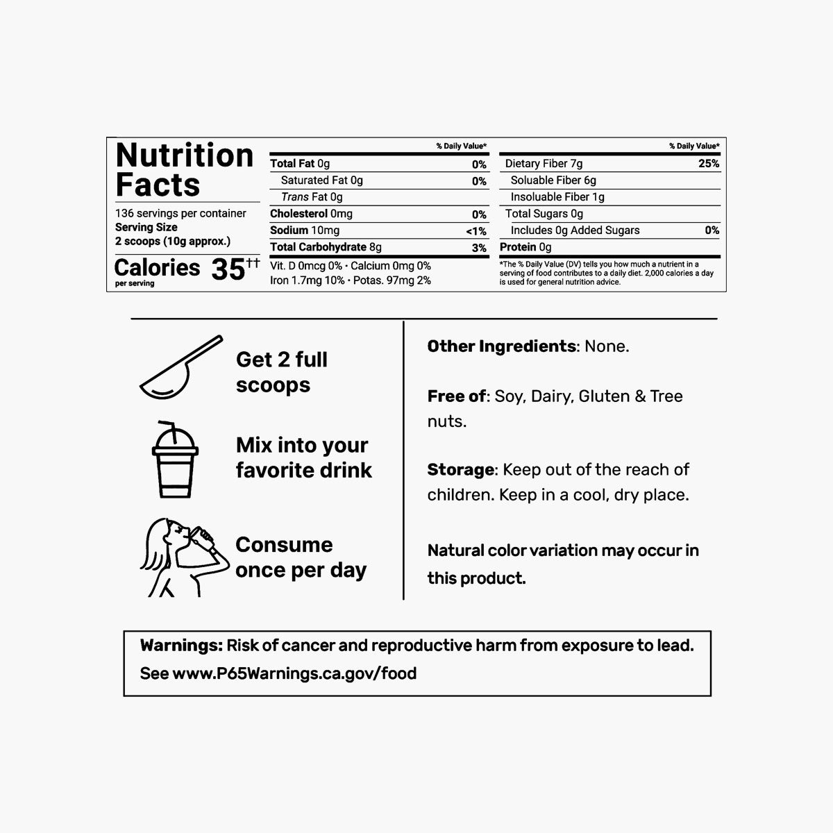 Organic Whole Psyllium Husks
