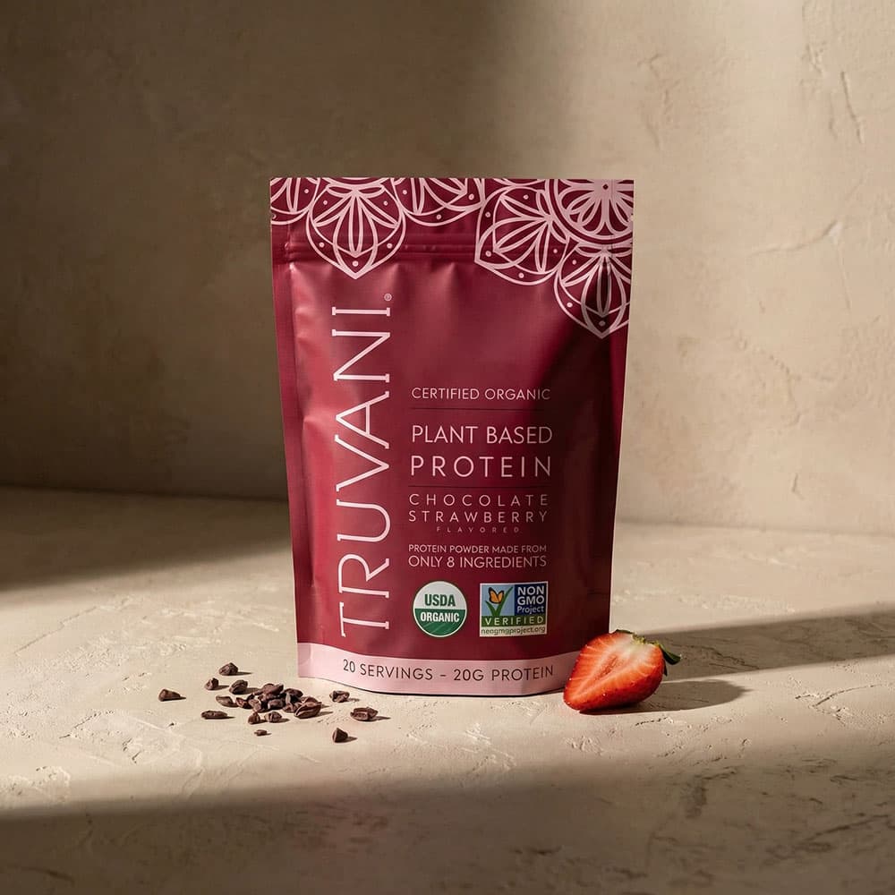 Vegan Pea Protein 20g - 20 Servings Powder (Chocolate Strawberry)
