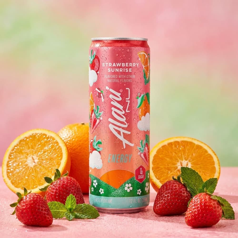 Strawberry Sunrise Energy Drink - 24 Pack