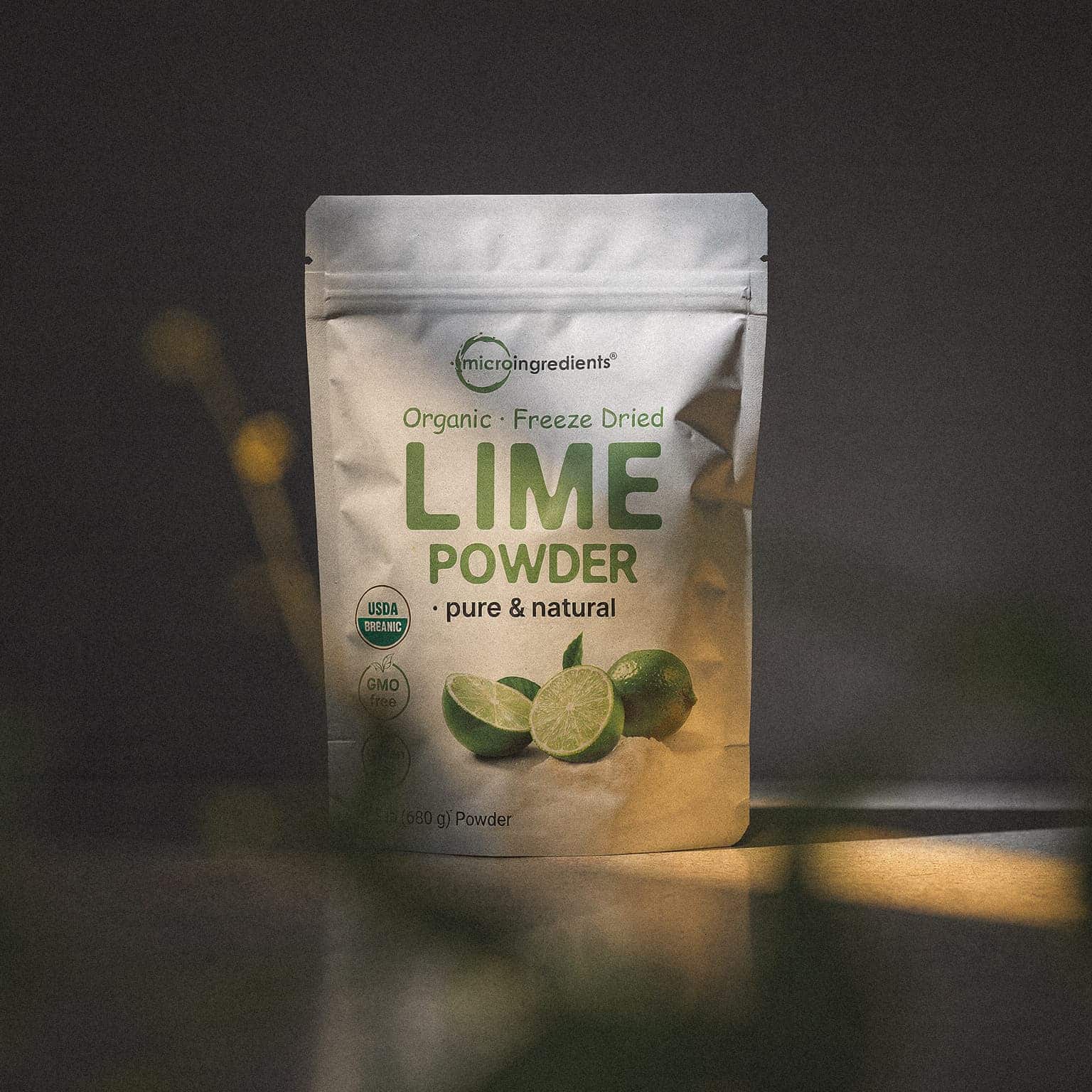 Micro Ingredients Organic Lime Powder - (Powder) 136 Servings