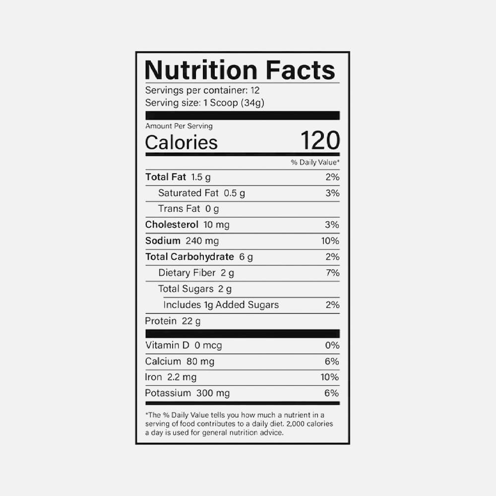 Grass Fed Whey Protein 22g - 12 Servings Powder