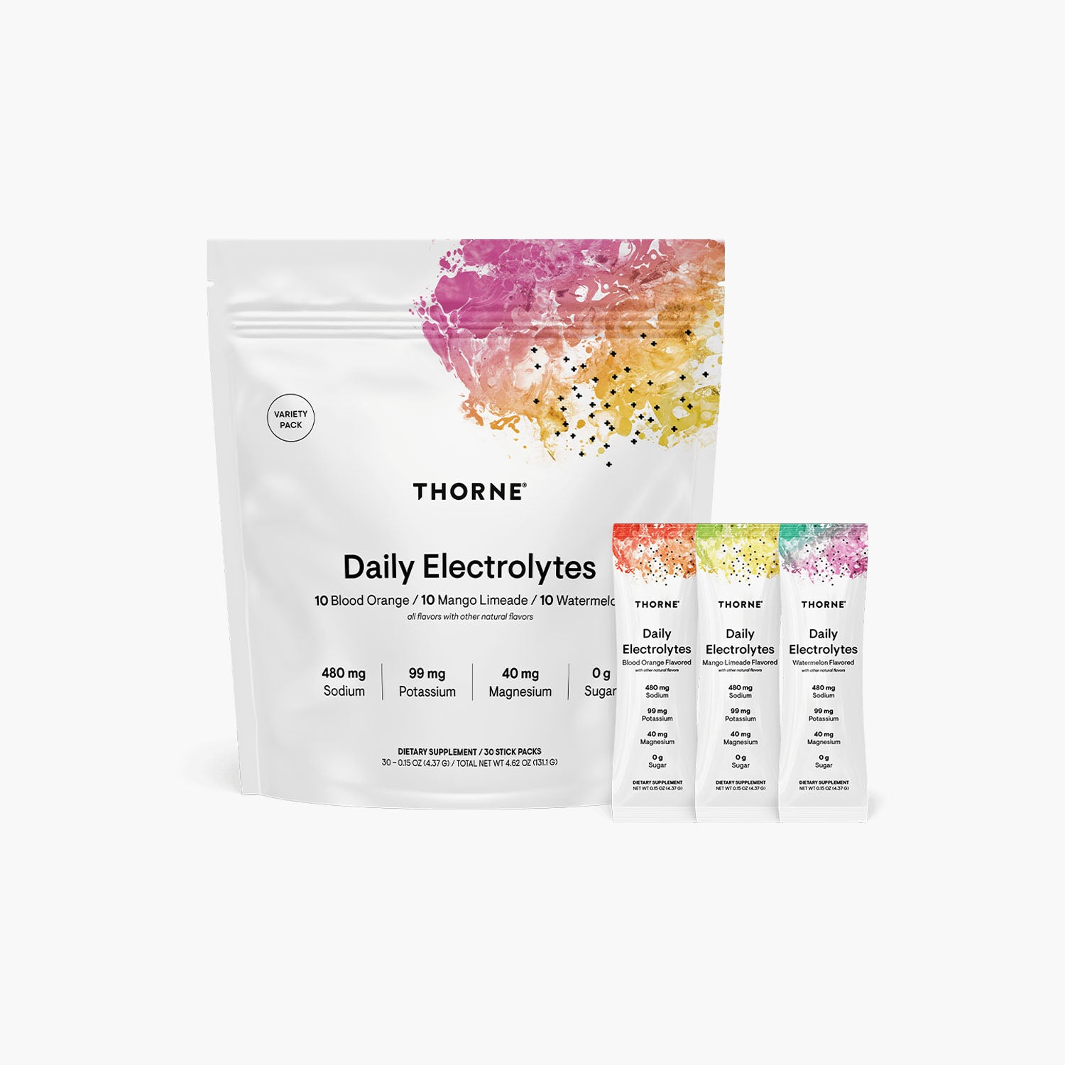 Daily Electrolytes Zero Sugar Drink Mix - Variety