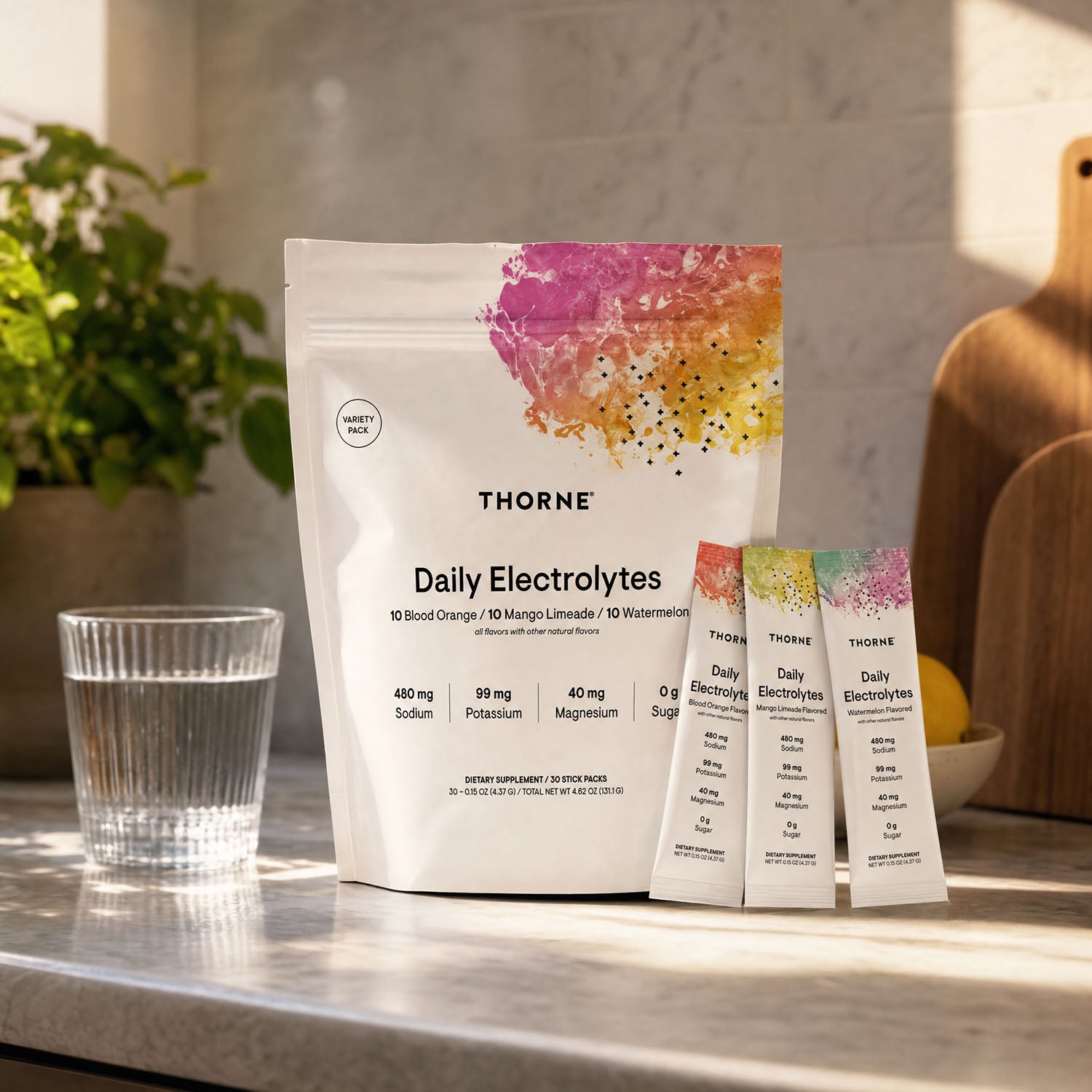 Daily Electrolytes Zero Sugar Drink Mix - Variety