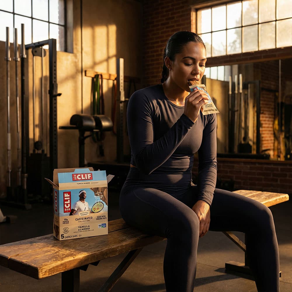 CLIF Caffeinated Energy Bars 10g Protein - 10 Bars