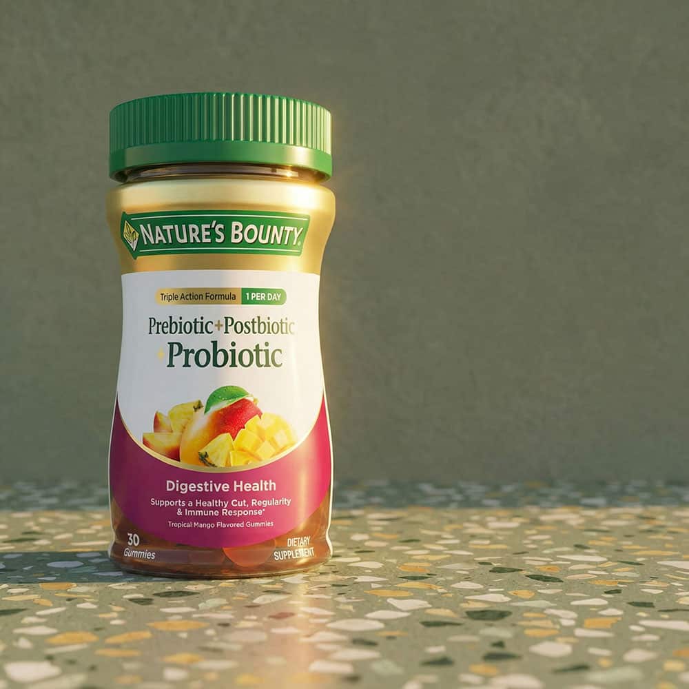 Pre + Pro + Postbiotic 3-in-1 - 30 Gummies (Mango)