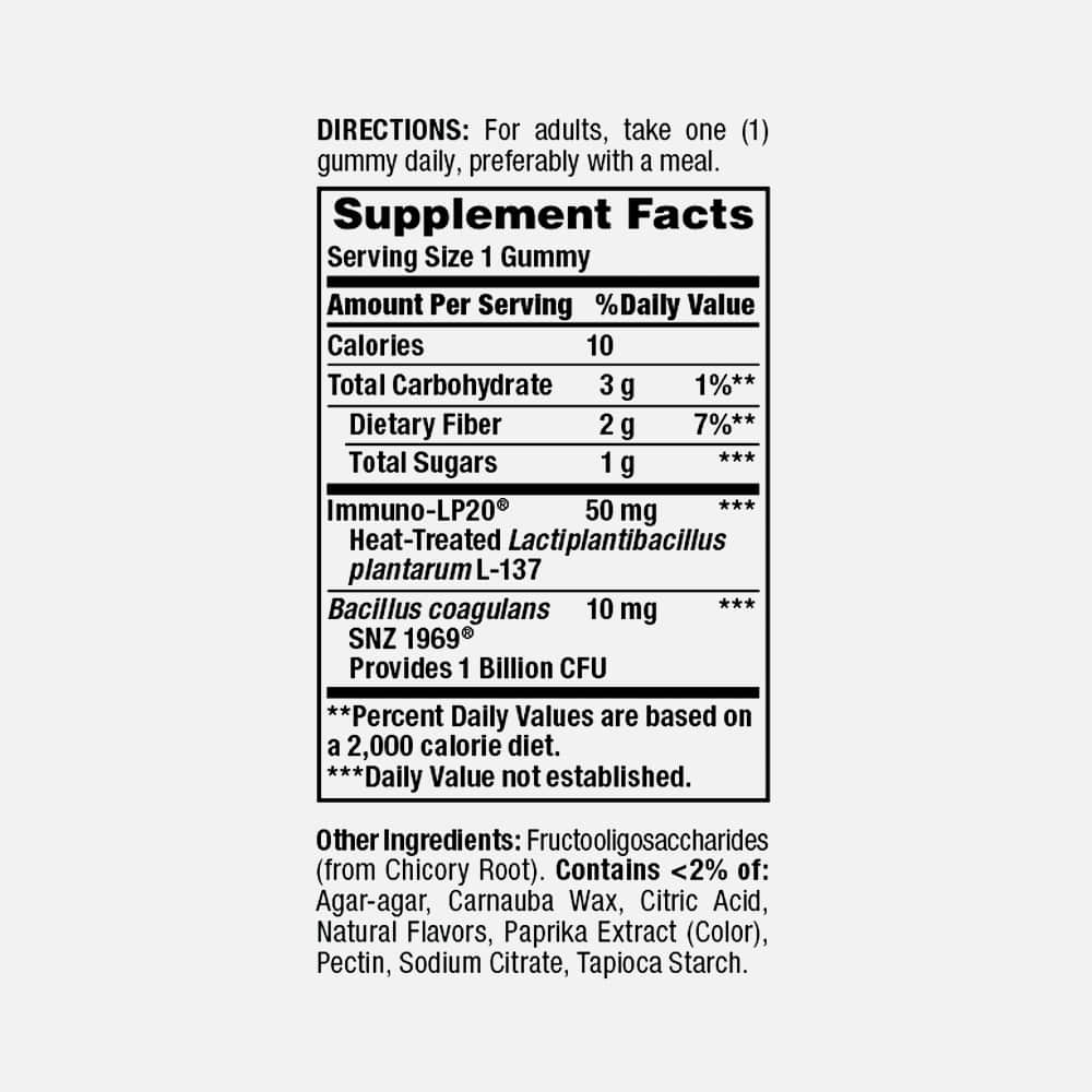 Pre + Pro + Postbiotic 3-in-1 - 30 Gummies (Mango)