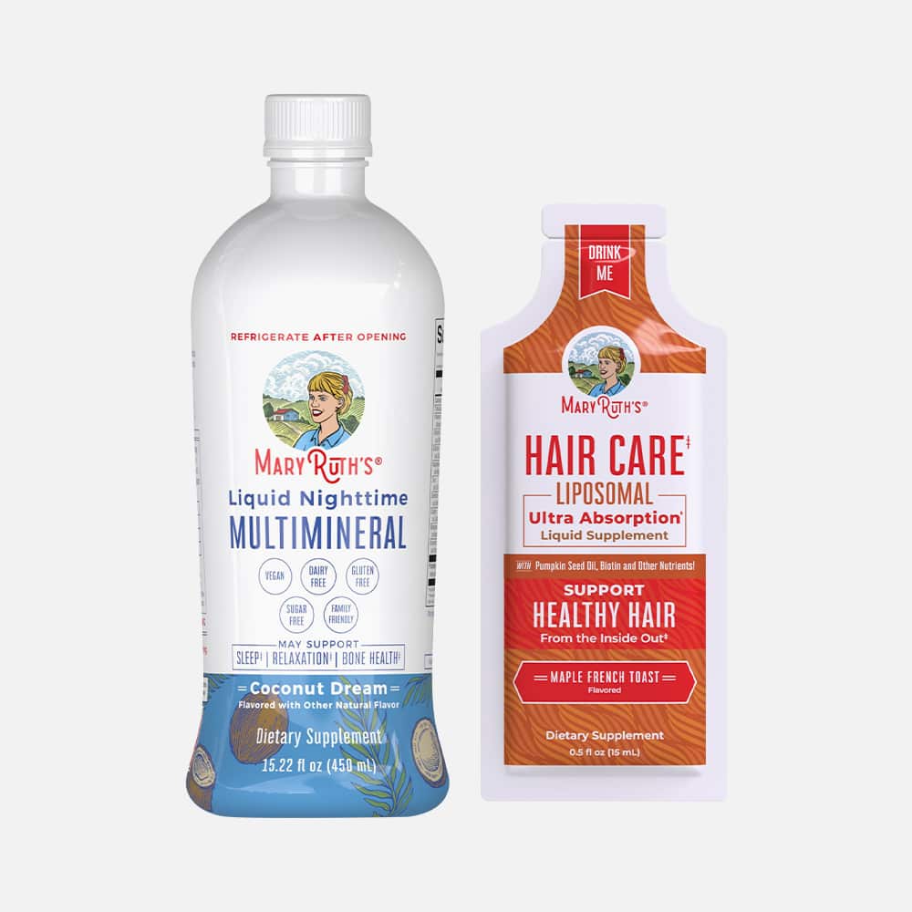 Nighttime Multimineral & Hair Care Liposomal - Liquid Set