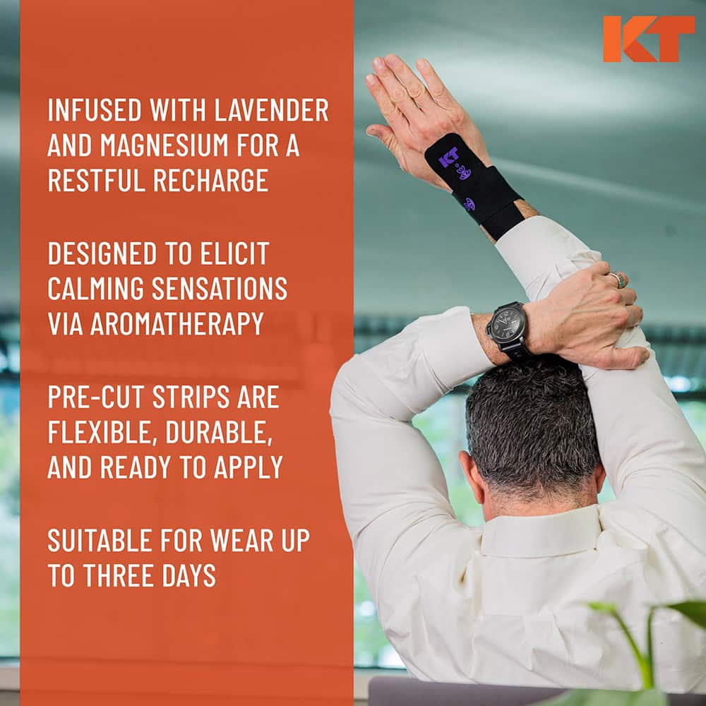 Lavender & Magnesium Kinesiology Tape - 20 Precut Strips