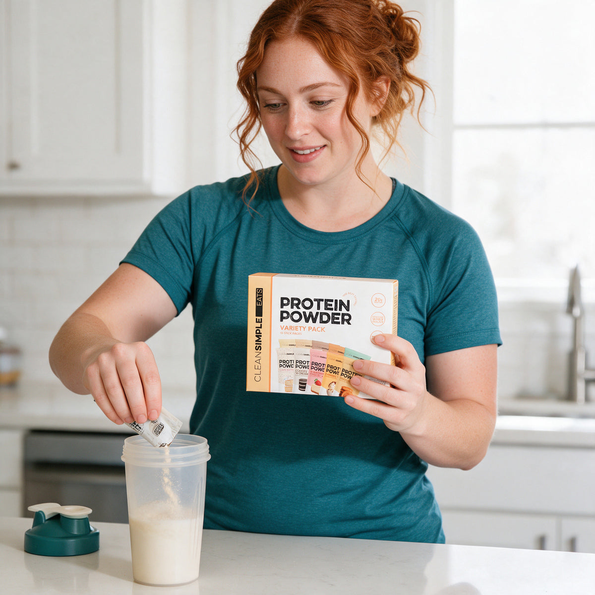 Clean Simple Eats - Whey Protein Powder (Variety Pack) - 10 Single-Serve Packs