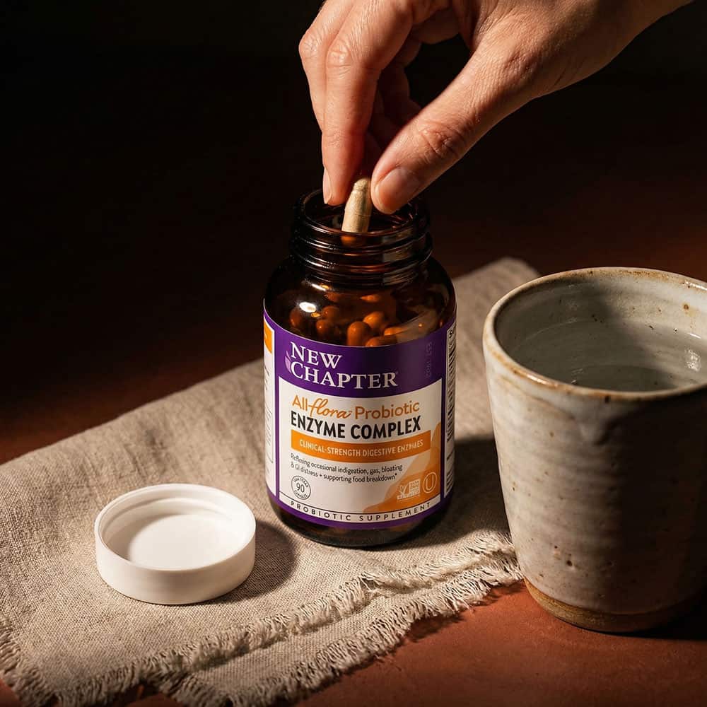 All-Flora Enzyme Complex with Probiotics 90mg - 90 Capsules