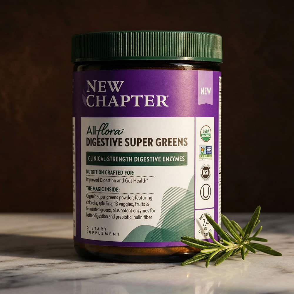 All-Flora Digestive Super Greens Powder - 30 Servings