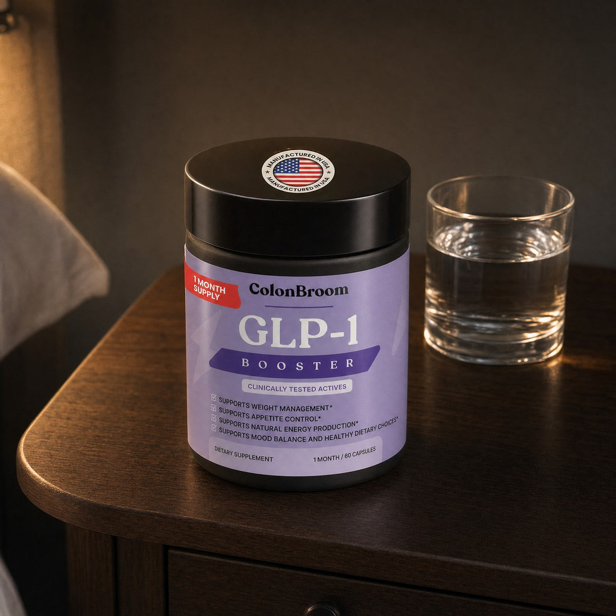 ColonBroom - GLP-1 Weight Management Capsules - 60 Count