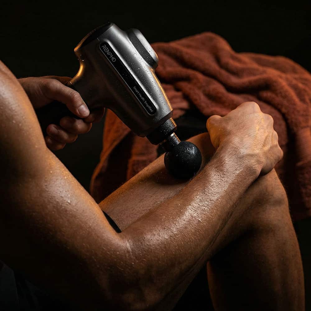 RENPHO Deep Tissue Massage Gun - 6-Head Handheld Device
