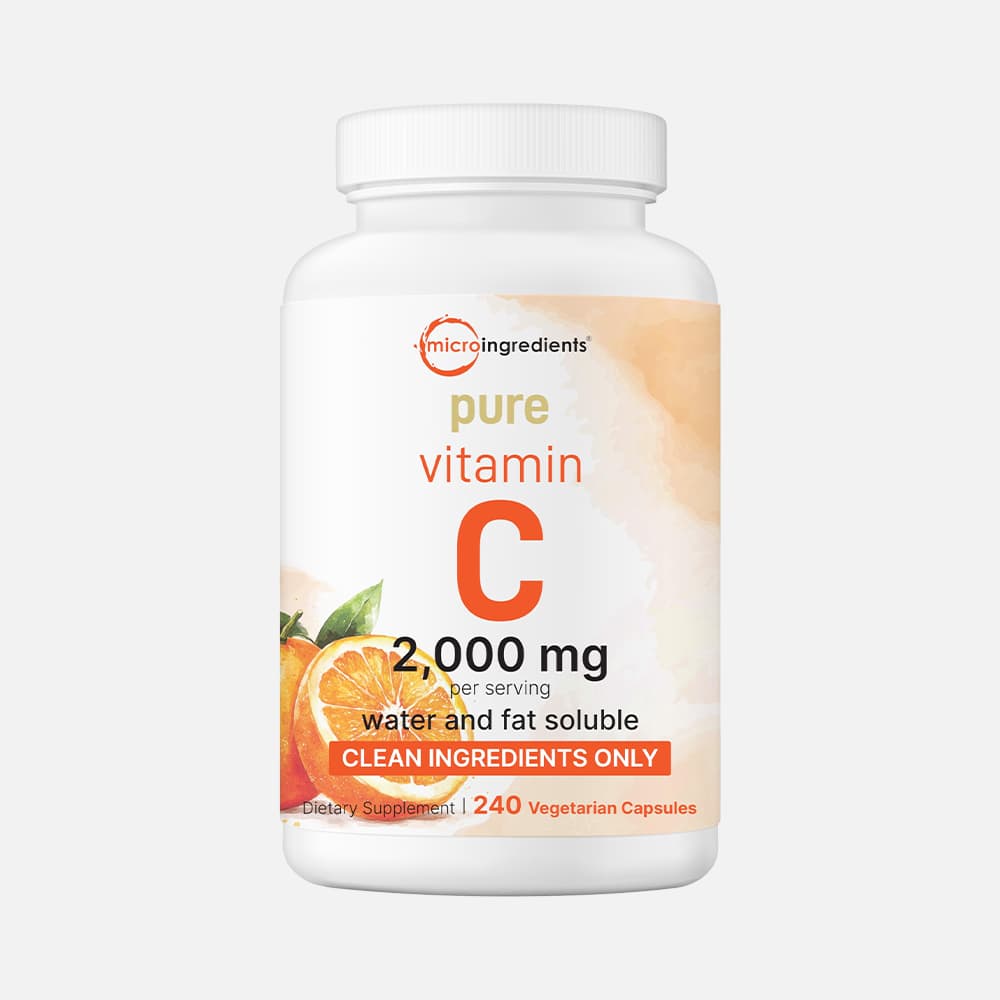 Pure Vitamin C 2000mg - 240 Veggie Capsules