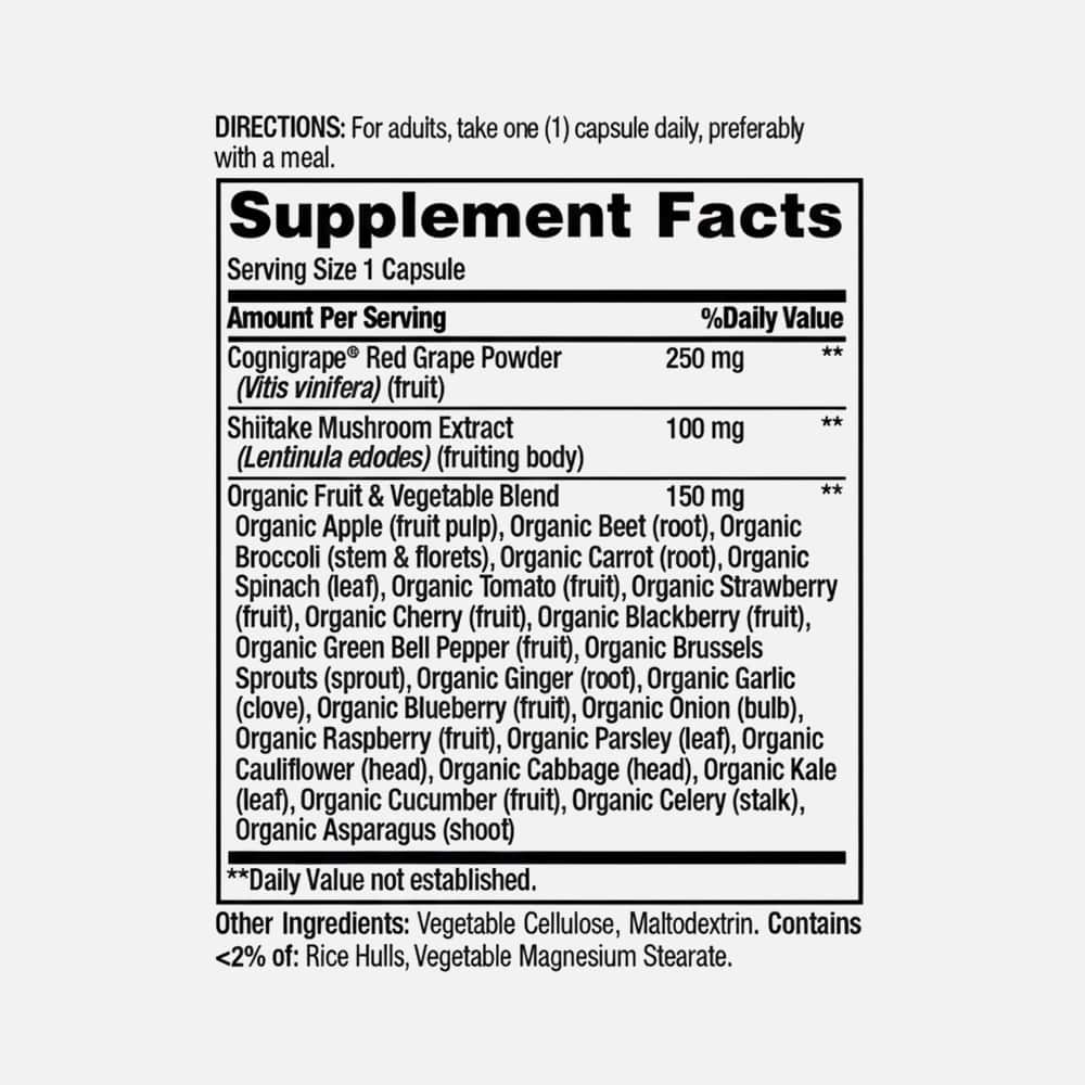Superfoods Plus Sharp Mind 30 Capsules - Brain Support