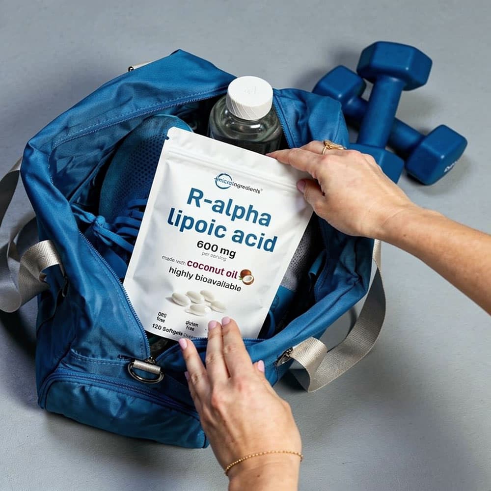 R-Alpha Lipoic Acid 600mg - 120 Softgels